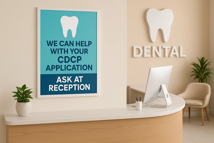 Online CDCP Application portal screenshot example
