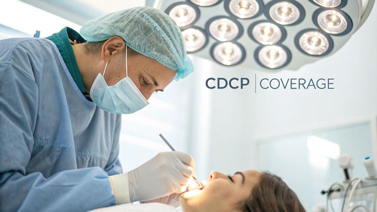 Patient receiving cleaning as part of CDCP coverage