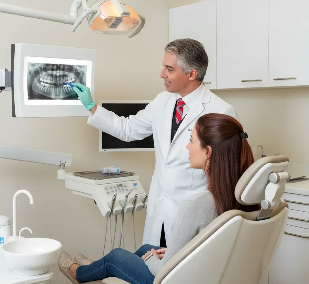 Dr.Sasan dental x-ray at danforth dentistry