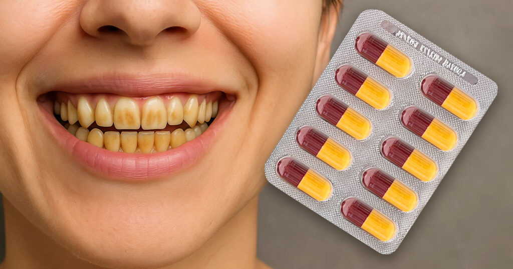 remove amoxicillin stains from teeth