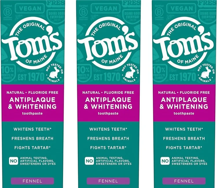 Tom’s of Maine Natural Anti-Plaque Toothpaste